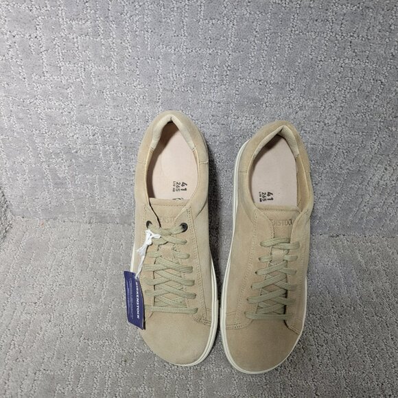 Birkenstock Bend Low Unisex Size EU 41 US L10 M8 Taupe Suede Leather Sneakers. - Picture 4 of 12